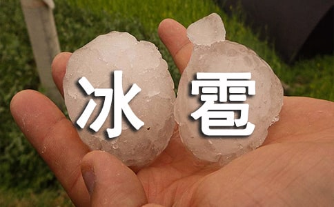 百年难遇的大冰雹