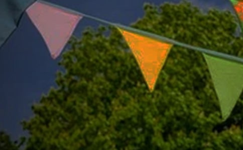 小班美术教案:美丽的彩旗