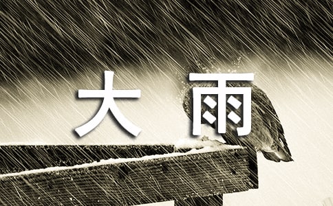 《大雨小雨》说课稿