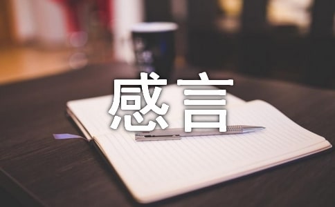师德感言