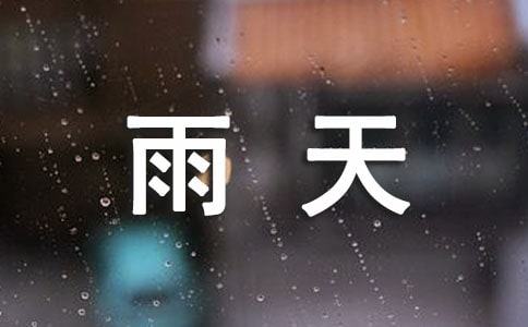 雨天的日记